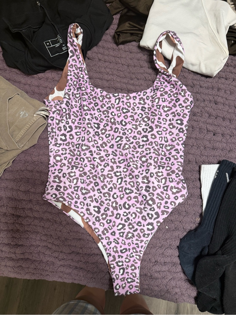 moana bikini reversible One-Piece Swimsuit
